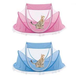 Pet Products Summer Cat Tent Small Dog Accessories Kennel Cooling Mat Breeding House Delivery Room For Pets Good Beds & Furniture