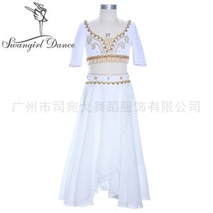 White Le Corsaire Professional Stage Ballet Costumes Women Yagp Konkurs Ballerina Dress BT2073A