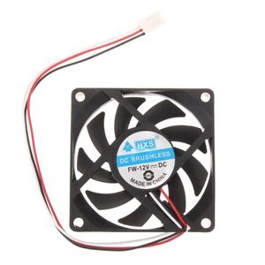 Fans & Coolings 12V 3pin CPU PC Computer Case Fan 70mm High Speed Cooling Heatsink Desktop Accessories Radiator