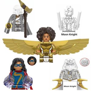 Wholesale Moon Knight Blocks Toy Mini Khonsu Figures Building Bricks Toys For kids gift
