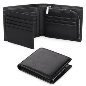 3 Men de alta qualidade Homens de alta qualidade Carteira curta clássica Bifold Pocket Coin Burses Designers Purse Fashion Leather Small Wallets V37