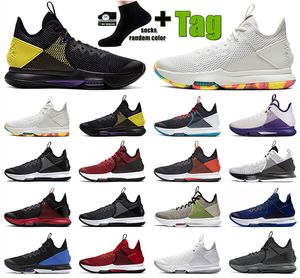 Lebron Basketbol Ayakkabıları Erkekler Siyah toptan satış-Erkek Lebron Basketbol Ayakkabı Kaymaz Aşınmaya Dayanıklı Düşük Üst S Siyah ve Beyaz İmza Çizmeler Kapalı Savaş Yüksek Top Spor Uçan Dokuma Sneakers