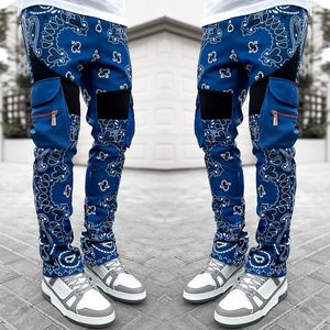 2022 NIEUWE FASEMENDE Designer broek voor mannelijke casual zweetwedstrijd fitness workout hiphop elastische broek heren kledingbaan joggers man broek