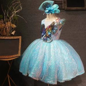 Розовое бальное платье для цветочниц для свадьбы см. Thro Beaded Little Girls.