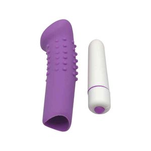 Sex Toy S Masager Massager Toys Vibrator Apparecchio masturbazione femmina Stick vibrante Prodotti adulti per adulti Miele fagiolo stimolante T411 MAL9