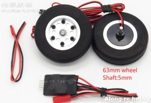 Model płaszczyzny samolotu RC części zamienny elektroniczny układ hamulcowy dla samolotów JP Brake Wheels Opona 75 mm 70 mm 63 mm EDF Modele DIY