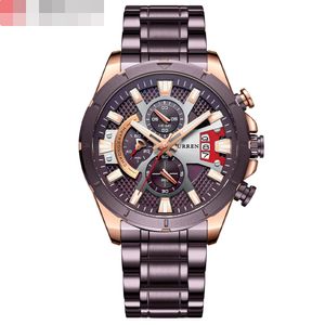 Men Bao Watch Fashion Wave Leather Watchees Waterproof Quartz WatchetL1