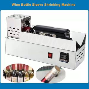 Red Wine Bottle Sleeve Shrinking Machine Tube Lid Cap Capping Equipment Heating Device Film Sealing Machine