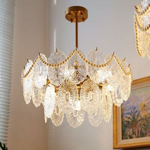 Französisch Licht Luxus Kristall Kronleuchter Modern Minimalist Wohnzimmer Lampe Esszimmer Schlafzimmer Retro Mittelalterliches Kronleuchter WL