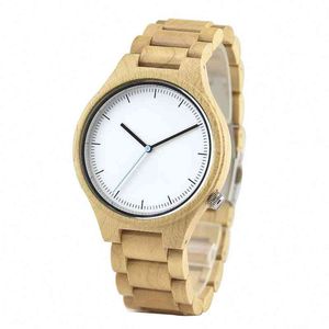 Gorąco sprzedając naturalny drewniany zegarek na nadgarstek dla mężczyzn i kobiet z niestandardowym niskim MOQ