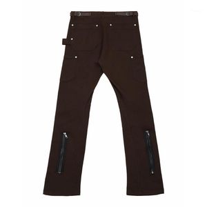 Herrenhose VUJADE CARGO Damen Herren 1:1 Hochwertige schlanke Overalls Reißverschluss Track Washed VUJA DE Jogger Schlaghose