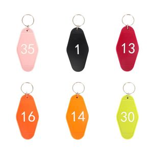 Anahtarlık Promosyon Anahtarlama Rhombus abs el anahtarlık motel etiket özel logo printkeychains