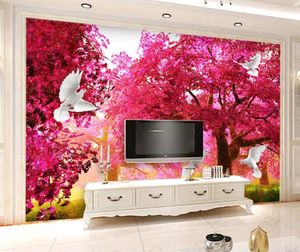 3D papel de parede mural stereoscópico mar de veleiro para quarto de viva tv fundo decoração pintura papel de parede
