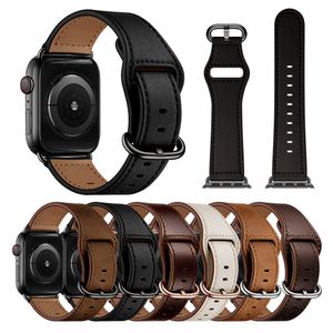 Designer-Uhrenarmbänder für Smart-Apple-Watch-Armbänder, Smartwatch, Iwatch-Serie 1 bis 7, S7 SE, echtes Rindslederband, 38 mm, 40 mm, 41 mm, 45 mm, Smartwatch-Armbänder