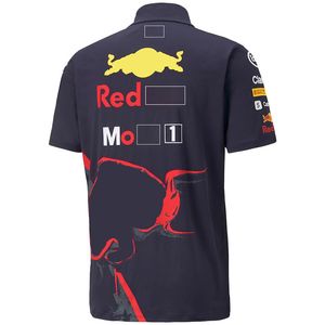 Herrt-shirts nya RB F1 T-shirt Apparel Formel 1 Fans Extreme Sports Fans andningsbara F1-kläder Top Ordized Short Sleeve Custom U81O