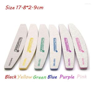 Nail Files 1Pc Sanding Buffer Washable Double Sided Pedicure Manicure Professional Care Tools 80/100/150/180/240/320 Prud22