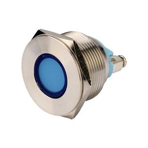 Switch Waterproof IP67 Metal LED Warning Indicator Light Pilot Signal Lamp 6V 12V 24V 220V 2 Pins Screw Pin TerminalSwitch