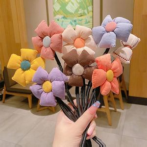 Korea Blume Kopf Haar Gerät Ball Roller Haar Curler Bogen Faul Geflochtene Frisur Artefakt Für Frauen Mädchen