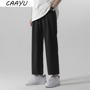 Herrenhosen CAAYU Herren-Jogginghose mit weitem Bein, leicht, japanische Streetwear, Hiphop, kaltes Gefühl, bequem zu Hause 220826