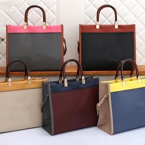 Designer Large Shopping Tote Top Crossbody Shopper Bag Fashion Women Beach Laptop Handbag Letter Roma Print Leather Luxury Cute Purse