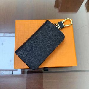 Fashion Key Buckle Bag Car Designer Keychain Handmade Leather Luxury Keychains Man Woman Purse Wallet Bags Pendant Coins Accessori2418