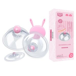 Nipple Sucker Suction-Cup Masturbator Intimate Chest Vibration Massage Remote Control Bdsm Breast-Bondage Stimulate Toys