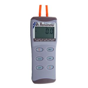 AZ82100 المحمولة الرقمية المقياس / مقياس الضغط التفاضلي 100 PSI المانومتر هايت القرار 0.01PSI