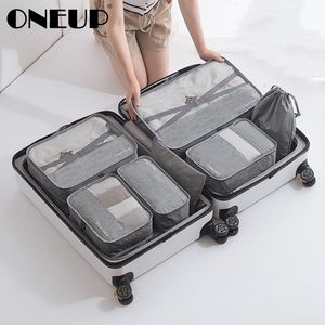 ONEUP 1 Set Highgrade Organizer Schuhe Organizer Set Lage Organizer Wäschebeutel Verpackung Set Reise Aufbewahrungstasche Y200714