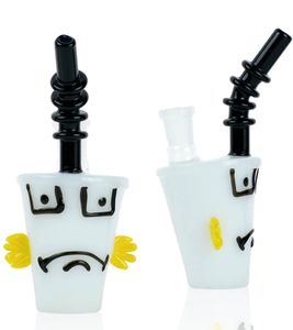 Vintage Master Shake Dab Glass Glass Bong Hookah Rury palenia Palnik oleju z miską lub banger może umieścić logo klienta przez DHL UPS CNE