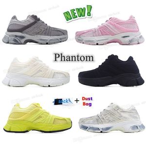 Phantoms Casual Shoes Paris 8.0 Trippel Vit Svart Monokrom Tyg och Mesh Bekvämt lätt andas 8 sneakers storlekar 35-45 26gt#