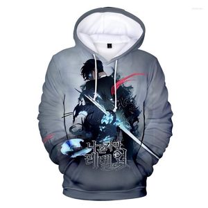 Men's Hoodies & Sweatshirts Solo Leveling Women Men 3D Prints Long Sleeve Hooded Sweatshirt Fashion Streetwear Pullover ClothesMen's Rowe22