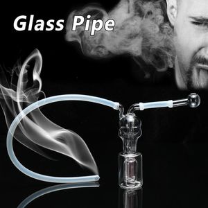 4 Inch Glass Skull Shape Hookah Smoking Pipe Bong with Shisha Chicha Cachimba Narghile Water Hose for Men Smoking Accessories