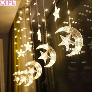 QIFU Eid Mubarak Light Ramadan Decoration Ramadan Kareem Decor Islamic Muslim Party Decor Ramadan and EID Decoration Eid Al Adha T200524