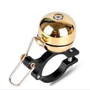 Retro Bicycle Bell Gold Black Mountain Road Bike Horn Sound Alarm For Safety Cycling Styrbar BIKE Bell Accessories