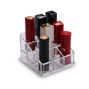 Empty Acrylic Makeup Organizer Storage Box Cosmetic Lipstick Jewelry Case Display Stand Make Up Tools Brush Holder