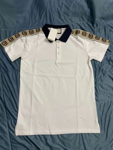 Polo stilista da uomo Luxury Italy Uomo Bee Lettera Stampa Ricamo Stripe splicing Tees Moda Casual s Maglietta estiva Molti colori sono disponibili Taglia asiatica M-3XLG