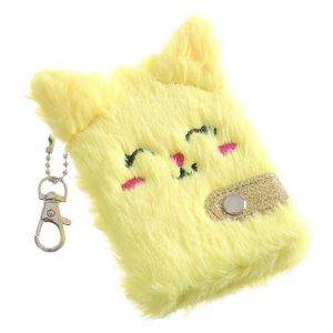 Blocchi per appunti Taccuino tascabile Blocco note in peluche soffice con portachiavi Rubrica portatile per bambini Appunti per adulti Prendere appunti per scrivere