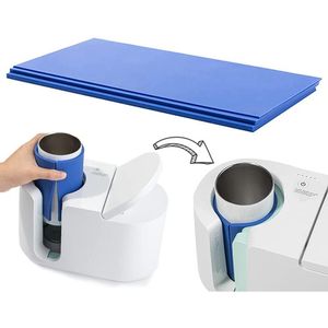 Canecas Sublimação Tumblers Wrap Compatível com Acessórios de imprensa de caneca de Cricut para acessórios em branco