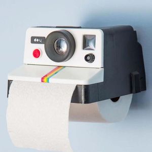 1 Piece Creative Retro Camera Shape Inspired Tissue Boxes Toilet Roll Paper Holder Box Bathroom Decor 220523