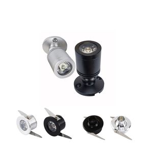 1W Mini Recessed Spotlight Downlights DC12V LED Ceiling Cutout Small Downlight Cabinet Decoration Lights Usalight