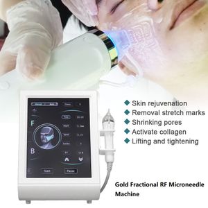 Magic RF Microneedling Machine 2 in 1 Nano Fractional Micro Needles Radio Frequency Equipment Anti-wrinkle Face Lightening Facial Relaxation Skin Lifting For Sale