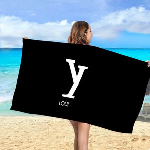 Letter Casual Ins Style Beach Towel Fashion Summer Bath Towels High Quality Top Classic Home Gift
