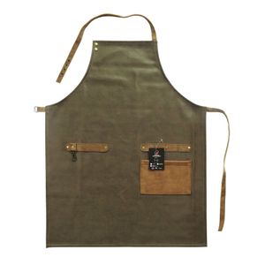 PU Leather Apron for Men with pockets 25.2x33.5 inches Durable & Water Resistant