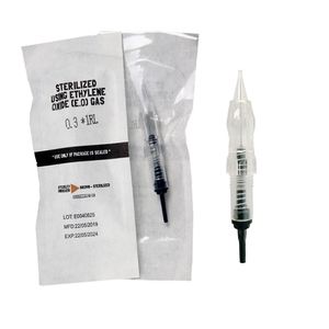 50PCS Tattoo Needles Permanent Makeup Cartridges For dermografo Machine Kit Eyebrow Needle for PMU Black Pearl 220316