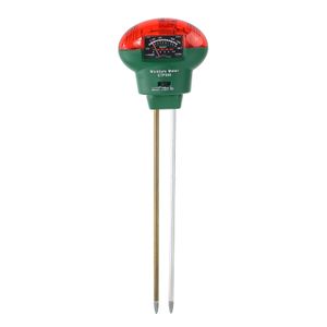 Misuratore di umidità analogico 3 in 1 con funzione di test PH del suolo leggero Strumento per l'agricoltura da giardino Tutto il sole