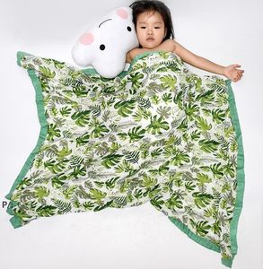 Spädbarnsbadhanddukar Tryckt Muslin Hem Textil Fyra lager Bamboo Bomull Gabind Handduk Inslagna Av Ins Baby Blanket 27 Designs GCA13109