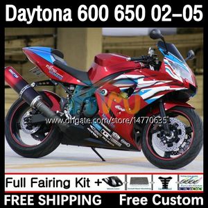 OEM Body For Daytona650 Daytona600 Bodywork DH Daytona CC CC CC Daytona ABS Fairing Kit wine red