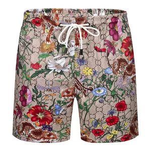 2023ss new luxury casual men's shorts snake pattern flower embroidery men's swimming shorts high street fashion beach pants