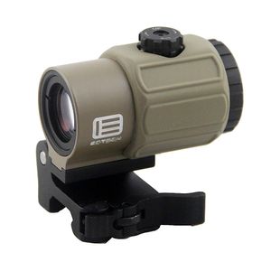 Tactical G43 Magnifier Optics Hunting Rifle 3X Magnifier Scope with Switch to Side STS Quick Detachable QD Mount Fit 20mm Rail