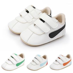 First Walkers Fashion Born Baby Boy Boys Girls Prewalker Pu Leather Soft Sole Sole Anti Slip Crib Shoes Sneakers من 0 إلى 18 شهرًا#P4